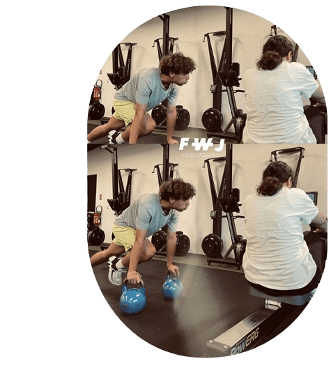 Coaching duo : séance en binôme avec kettlebells avec Coach Jeey